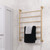 Lillian Heated Towel Rail Urban Brass 6 Bars 600 x 808 x 95mm [285288]