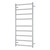 Isabella Heated Towel Rail Chrome 9 Bars 600 x 1200 x 122mm [285253]