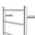 Isabella Heated Towel Rail Chrome 9 Bars 600 x 1200 x 122mm [285253]