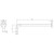 Vivid Wall Shower Arm 400mm Round Matte Black [129803]