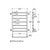 Isabella Heated Towel Rail Chrome 7 Bars 600 x 800 x 122mm [285302]