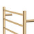 Isabella Heated Towel Rail Urban Brass 7 Bars 600 x 800 x 122mm [285281]
