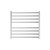 Isabella Heated Towel Rail Chrome 8 Bars 750 x 700 x 122mm [285254]