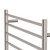 Isabella Heated Towel Rail Brushed Nickel 8 Bars 750 x 700 x 122mm [285271]
