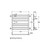 Isabella Heated Towel Rail Brushed Nickel 8 Bars 750 x 700 x 122mm [285271]