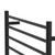 Isabella Heated Towel Rail Matte Black 8 Bars 750 x 700 x 122mm [285260]