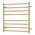 Isabella Heated Towel Rail Urban Brass 8 Bars 750 x 700 x 122mm [285272]