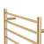 Isabella Heated Towel Rail Urban Brass 8 Bars 750 x 700 x 122mm [285272]