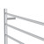 Isabella Heated Towel Rail Chrome 7 Bars 900 x 750 x 122mm [285293]