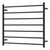 Isabella Heated Towel Rail Matte Black 7 Bars 900 x 750 x 122mm [285294]