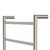 Kaya Round Heated Towel Brushed Nickel 9 Bars 600 x 1200 x 100mm [285261]