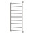 Kaya Round Heated Towel Gun Metal 9 Bars 600 x 1200 x 100mm [285268]