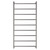 Kaya Round Heated Towel Gun Metal 9 Bars 600 x 1200 x 100mm [285268]
