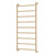 Kaya Round Heated Towel Urban Brass 9 Bars 600 x 1200 x 100mm [285273]