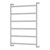 Kaya Round Heated Towel Chrome 6 Bars 600 x 800 x 100mm [285274]