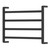 Koko Heated Towel Rail Matte Black 4 Bars 600 x 450 x 100mm [285276]