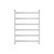 Koko Heated Towel Rail Chrome 6 Bars 600 x 800 x 100mm [285257]