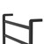 Koko Heated Towel Rail Matte Black 6 Bars 600 x 800 x 100mm [285277]