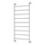 Lillian Heated Towel Rail Chrome 9 Bars 600 x 1208 x 95mm [285270]