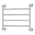 Lillian Heated Towel Rail Chrome 4 Bars 600 x 458 x 95mm [285299]