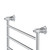 Lillian Heated Towel Rail Chrome 4 Bars 600 x 458 x 95mm [285299]