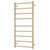 Isabella Heated Towel Rail Urban Brass 9 Bars 600 x 1200 x 122mm [285301]