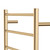 Isabella Heated Towel Rail Urban Brass 9 Bars 600 x 1200 x 122mm [285301]