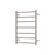 Isabella Heated Towel Rail Brushed Nickel 7 Bars 600 x 800 x 122mm [285303]