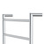 Kaya Round Heated Towel Chrome 9 Bars 600 x 1000 x 100mm [285267]