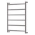 Kaya Round Heated Towel Gun Metal 6 Bars 600 x 800 x 100mm [285256]