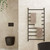 Koko Heated Towel Rail Matte Black 9 Bars 600 x 1200 x 100mm [285297]