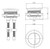 Cistern Dual Flush Button Black [275332]