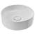 Venezia Round Counter Top Basin 390mm x 390mm with Pebble & Chrome Pop-Down Plug & Waste White 0 Tap Holes [198837]