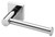 Radii Toilet Roll Holder with Square Plate Chrome [130669]