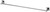 Radii Towel Rail Single 800mm Square Plate Chrome [130674]