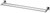 Radii Towel Rail Double 800mm with Square Plate Chrome [130676]