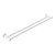 Mecca Towel Rail Double 600mm Matte White [284478]