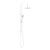 Mecca Twin Shower with Air Shower 3Star Matte White [284576]
