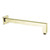 Square Wall Shower Arm 340mm Brushed Gold [284482]
