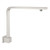 Square Wall Swivel Shower Arm Brushed Nickel [284558]