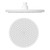 Air Shower Head/Rose Only 230mm Round 3Star Matte White [284484]