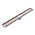 Floor Grate Tile Insert V Channel (89mm Outlet & Hole Saw) 900L 82W Brushed Bronze [284585]