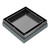 Floor Grate/Waste Tile Insert 100mm Square 50mm Outlet  Outlet Gunmetal [284583]