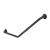 Care Support Grab Rail 140 Degree 450 x 700 Angled Left Matte Black [287264]