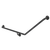 Care Support Grab Rail 140 Degree 870 x 700 Angled Right Matte Black [287294]