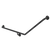 Care Support Grab Rail 140 Degree 870 x 700 Angled Right Matte Black [287294]