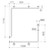 Care Support Grab Rail 90 Degree 1110 x 1030 x 600 Angled Right Matte Black [287295]