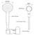 Care Support Shower Kit 1.5m Hose Matte Black [287257]