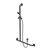 Care Support Shower Set with Inverted T Rail LH  Matte Black [287284]