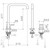 Urbane II Hob Basin Mixer Set 150mm Chrome [287249]